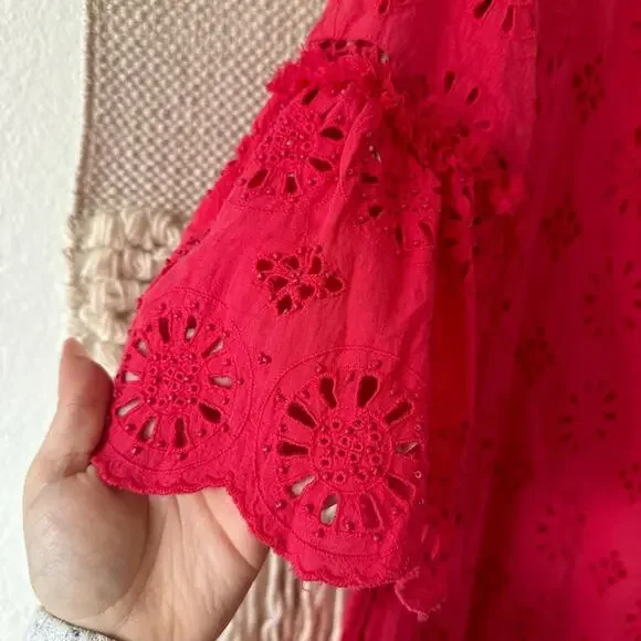 Anthropologie Dani Lace Eyelet Shift Dress - Picture 5 of 10